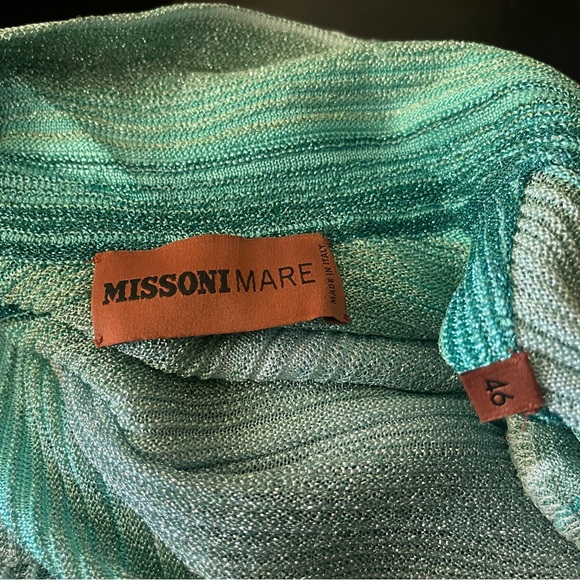 Missoni Mare Swim Cover Up Dress size 46 Like New Gorgeous Shimmer - Picture 7 of 8